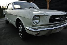 Image result for Wimbledon White 1964 Mustang