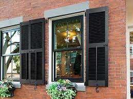 Restoration of faded vinyl shutters. How To Install Shutters On A Brick House This Old House