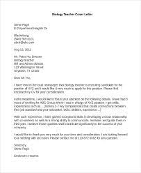 (hons.) chemistry from hansraj college, delhi. Free 10 Sample Teacher Cover Letters In Pdf Ms Word