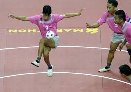 Chennai sepak takraw league is a chennai based sepak takraw event aimed at being not only a competitive experience for the existing players chennai sepak takraw league founded by a bunch of visionaries in 2008 is back for its 2009 version with increased number of teams participating in the. Obscure Ball Game Brings Hosts Medal Glory Arab News