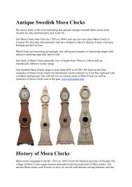 This made it a lot easier the handle with the band saw. What To Look For When Buying A Mora Clock Www Moraclock Com By Gustavian Issuu