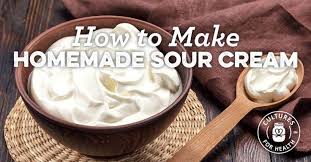 Learn How To Make Sour Cream At Home Using Our Easy Step By Step Instructions Sour Cream Recipes And Ho Homemade Sour Cream Sour Cream Recipes Make Sour Cream