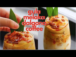 Sago, palm sugar, coconut milk, and pandan leaves. Gula Melaka Dalgona Coffee Bakestarters Recipes Youtube