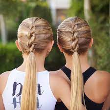 These Rope Twists To Ponytails Quick Gorgeous Stay In Great For Dance Sports I Also Love Wh Braided Hairstyles Easy Hair Styles Dance Hairstyles