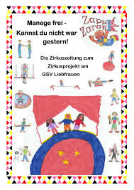 Zirkuszeitung By Grundschulverbund Liebfrauen Issuu