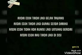 Beliau lebih dikenali sebagai keris mas. Kata Hati
