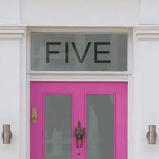 Opaque window decals work wonderfully for posting store hours or advertising a logo or brand in a window. House Number Stickers Door Number Stickers Purlfrost
