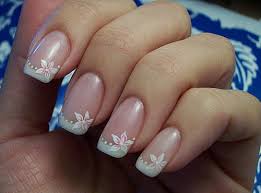 This starry gel nail white tip design looks simple yet classy. Simple White Nail Designs