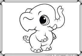 So whether your child wants to color a baby elephant, a circus elephant, or elephants on the great plains, there is an elephant coloring page just waiting for them. Baby Elephant Coloring Pages Chloe Free Printables