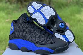 2020 New 414571 040 Air Jordan 13 Retro Hyper Royal For Sale In 2020 Black Shoes Men Air Jordans New Jordans Shoes