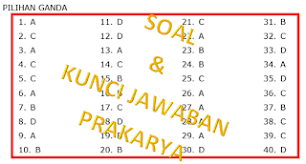 K ali ini saya akan mencoba berbagi tentang materi pelajaran prakarya kelas 8. Soal Dan Kunci Jawaban Prakarya Smp Terbaru Kherysuryawan Id