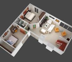 3d Plan View Rendering Em 2020 Projetos De Casas Simples Projectos De Casas Projetos De Casas Modernas