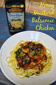 Recipe Honey Mustard Balsamic Glazed Chicken Breasts With Pompeian Olive Oil Food Easy Cheap Dinner Recipes Recipes