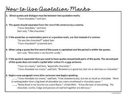 Prompts quotations by authors, celebrities, newsmakers, artists and more. Quotation Marks Review With Writing Prompts Reference Sheets More