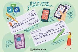 If you deposit a check (assuming it is made out to you), and you want to deposit it, turn the check over and you will see an endorse here section. Write A Check To Yourself Or Move Money Online
