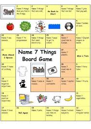 Board Game Name 3 Things Hard Board Games Speaking Games Esl Board Games