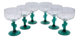 Your margarita glass cactus stock images are ready. Cactus Margarita Glasses Set Of 6 Chairish