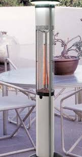 Perfect for enjoying the warmth without looking like you even have a heater! 360 Free Standing Electric Outdoor Patio Heater