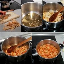 En una sartén agregar un chorrito de aceite de oliva y sofreír los ajos brevemente (no dejes que se pongan marrones porque quedará amargo y sabrá mal), agregar la pasta y mezclar para que se impregne con el aceite de ajo. Sopas De Ajo