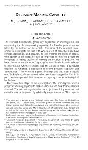 Image result for Medical Decision-Making Capacity