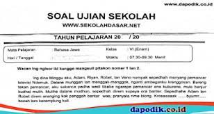 Maybe you would like to learn more about one of these? Download Gratis Soal Ujian Sekolah Mata Pelajaran Bahasa Jawa Kelas 6 Dapodik Co Id
