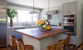 The color is a soft grey green and i love how everything turned out. The Best Paint Color For Kitchen Cabinets Arts And Homes By Anna Hackathorn