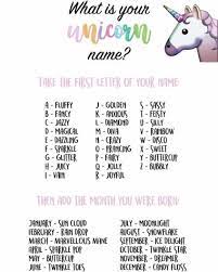 What Is Your Unicorn Name Totallyawesometeacher Unicorn Names Funny Names Names