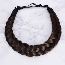 Alibaba.com offers 6,409 hair braid band products. Amazon Com Coolcos Elastic Synthetic Chunky Hair Braid 5 Strands Braids Hair Headbands Plaited Braided Headband Dark Brown Headband Beauty