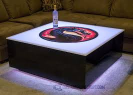 Cubix Series 44 X 44 Led Lighted Coffee Table Lounge Furniture In 2020 Coffee Table Furniture Coffee Table Design