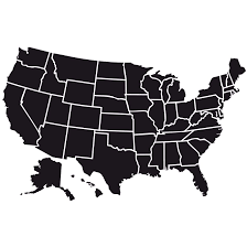 Karte von usa politisch (land / staat) | welt atlas.de usa zeitzone karte, aktuelle ortszeit in usa. Wandtattoo Usa Karte 2 Alle 50 Bundesstaaten Der Usa Als Wandbild Wall Art De