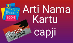 Maybe you would like to learn more about one of these? Nama Dan Arti Capjikia Menurut Kbbi Rumus Capjikia Terlengkap Macantameal Com