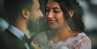 Bride Mariam in her dream lace bridal gown — Caroline Arthur Bespoke  Wedding Dress Designer