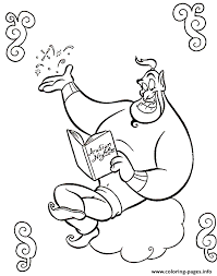 Download and print these genie coloring pages for free. The Genie Reading Book Disney Coloring Pages037c Coloring Pages Printable