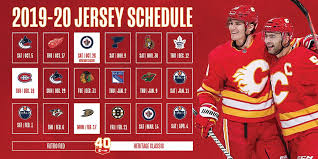 Johnny gaudreau calgary flames fanatics men's breakaway third jersey. Calgary Flames On Twitter Our 2019 20 Third Jersey Schedule
