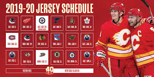 This past offseason, each nhl team added a new jersey to its wardrobe. 2019 20 Retro Jersey Schedule Calgaryflames