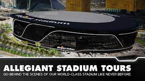 Be prepared to present your tour lanyard at checkout. Sign Up To Receive Information About Allegiant Stadium Tours As It Becomes Available