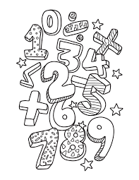 Free printable math coloring pages. Printable Math Coloring Page