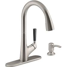 Pfister parisa 4 in lavatory faucet installs with or. Kohler Malleco Vibrant Stainless 1 Handle Pull Down Kitchen Faucet Lowe S Canada Kitchen Sink Faucets Sink Faucets Kitchen Faucet