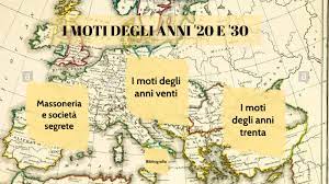 Egli voleva dare inizio a una rivoluzione che dall ' emilia si estendesse a tutta l' riassunto sulla restaurazione e sui moti rivoluzionari degli anni '20 '30 e '48 in italia e nel resto dell'europa by michele_usai in types > school. I Moti Degli Anni 20 E 30 By Marta Todini
