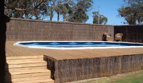 Above Ground Pools Melbourne Backyard Pool Landscaping Above Ground Swimming Pools Pool Deck Plans