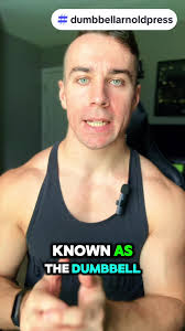👍 Tips and Benefits of the Dumbbell Arnold Press 💪 ✅ This is a variation  of the traditional shoulder press with unique benefits! — 👉 The Arnold  Press starts with your palms facing your body, rotating ...