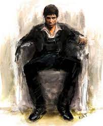 scarface lincoln gangster movies movie art al pacino
