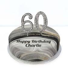 Now you can wish birthday with age number. Bakerdays Personalised 60th Birthday Cakes Number Cakes Bakerdays