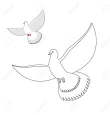 White Dove Malbuch Fliegende Weisse Taube Contour Vogel Winken Flugel Kinder Malbuch Mit Vogel Lizenzfrei Nutzbare Vektorgrafiken Clip Arts Illustrationen Image 52078741
