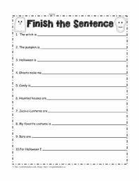 Finish The Sentence Writing Activity Sentence Writing Activities Sentence Writing Writing Worksheets