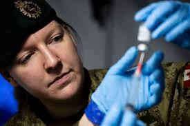 Lieutenant-Colonel Melanie Lake and Chief Warrant Officer Donovan Crawford,  had the opportunity to meet with the delegation of the Military Academy in  Odessa. #OpUNIFIER looks forward to continue to work with the