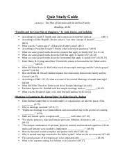 If you can ace this general knowledge quiz, you know more t. Quiz Study Guide Lesson 2 The Plan Of Salvation And The Eternal Family 2018 Docx Quiz Study Guide Lesson 2 The Plan Of Salvation And The Eternal Course Hero