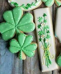 In a small bowl, cream butter and sugars until light and fluffy. 84 Irish Decorated Cookies Ideas In 2021 St Patrick S Day Cookies Cookies Cookie Decorating
