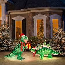 Animated Tinsel Dinosaur Christmas Decorations Christmas Yard Decorations Unique Christmas Decorations Outdoor Christmas Decorations