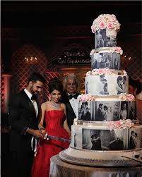 Personalised Wedding Cakes The New Must Have Indian Wedding Trend Witty Vows Wedding Cake Bride Reception Cake Wedding Reception Cake